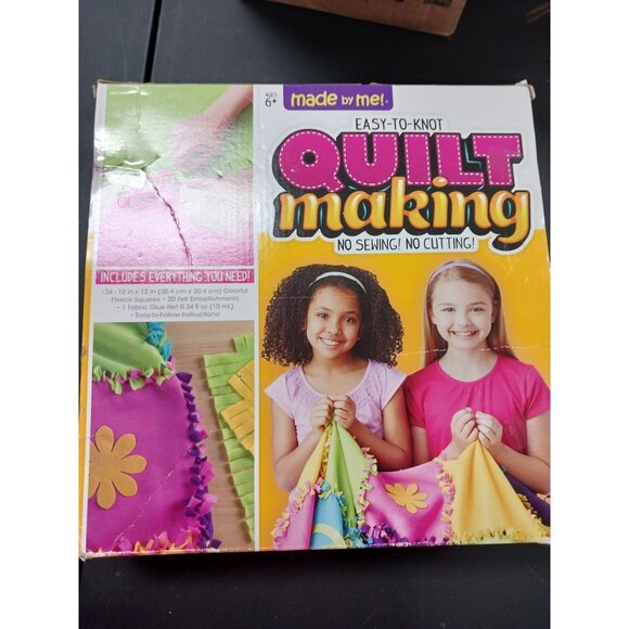 Made By Me Easy to Knot Quilt Making Kit by Horizon Group USA, No Sewing, No Cut - Picture 2 of 5